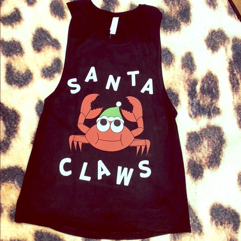 Christmas sleeveless t shirt